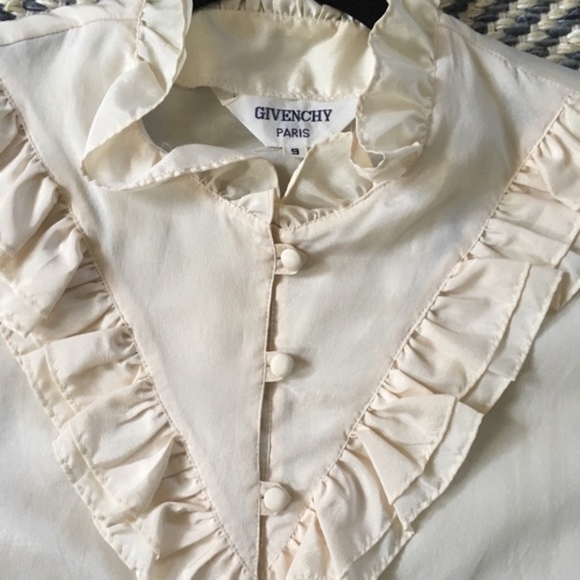 Designer Vintage Givenchy Blouse size Medium 9 - Picture 3 of 8